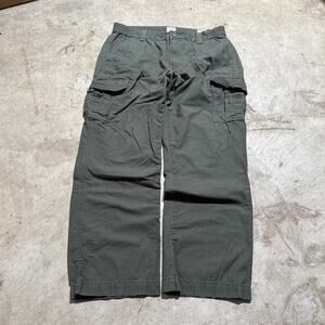 Baggy Olive Green Cargo Pants